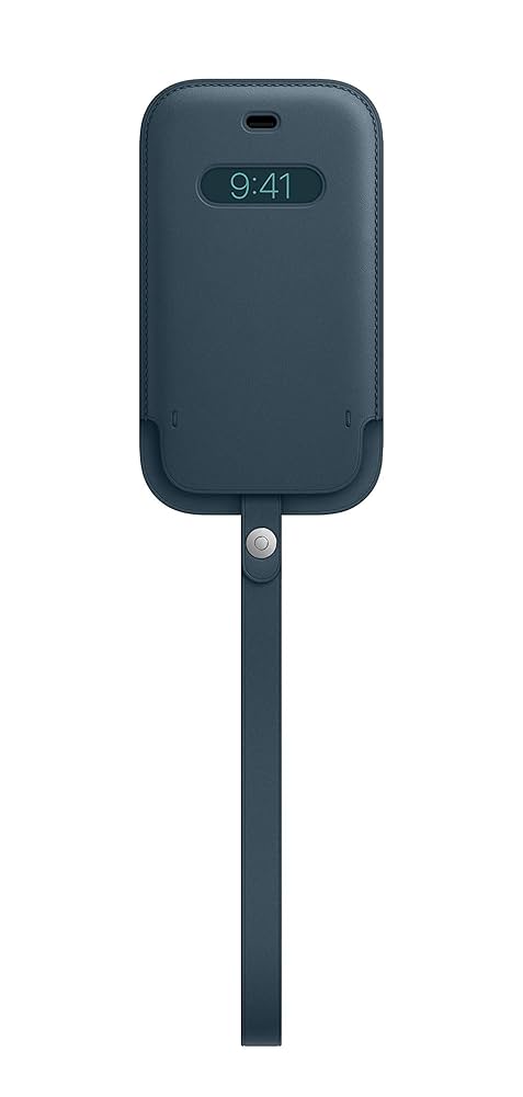 APPLE IPHONE12 MINI LEATHER SLEEVE MHMQ… Amazon.com: Apple iPhone 12 Mini Leather Sleeve with MagSafe